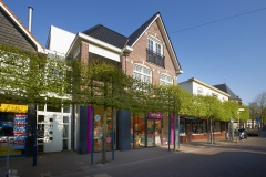 Winkelpand met appartementen